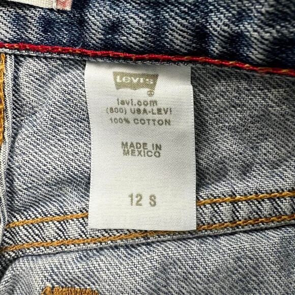 Levi's 550 Y2K relaxed tapered leg Blue jeans misses size 12 Short NWT - Picture 6 of 8